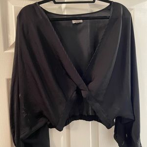 Black low cut top
